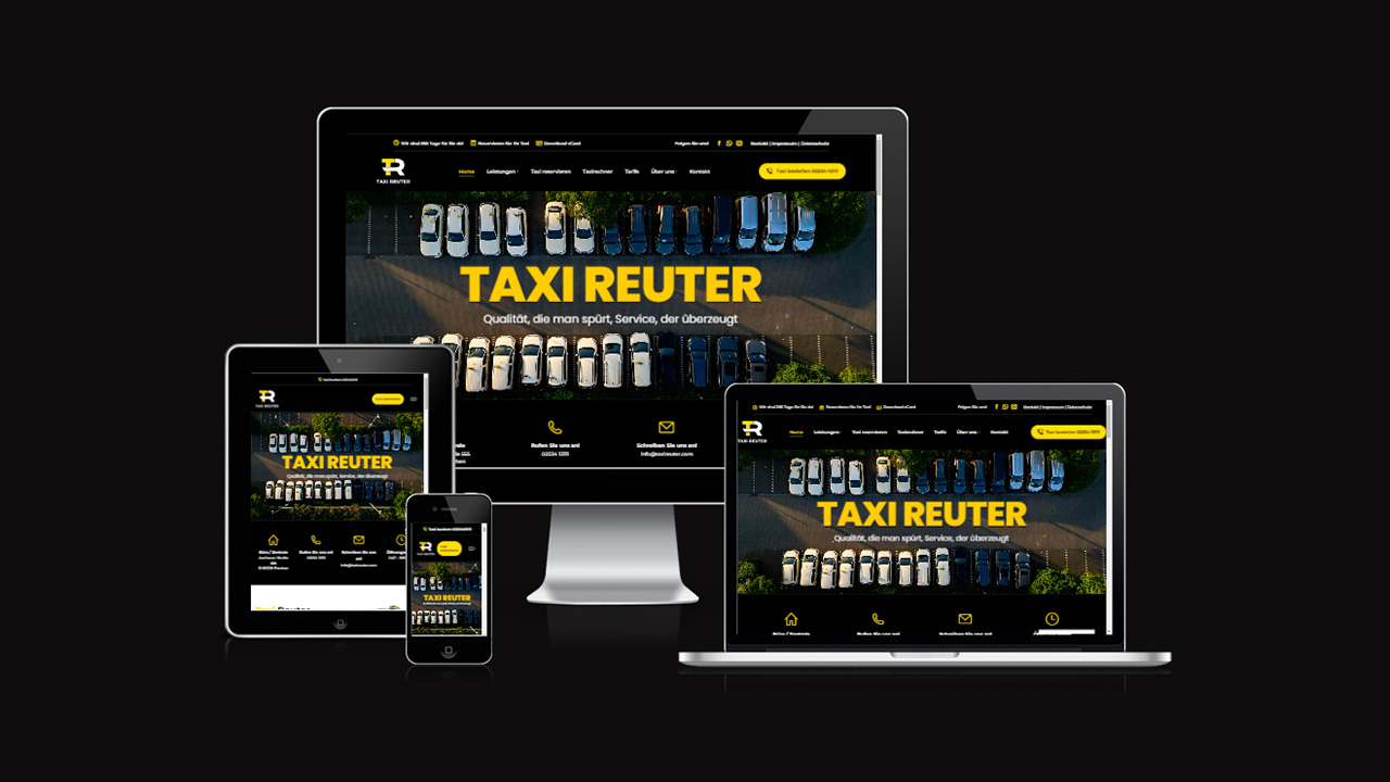 Taxi Reuter Frechen, Website mieten