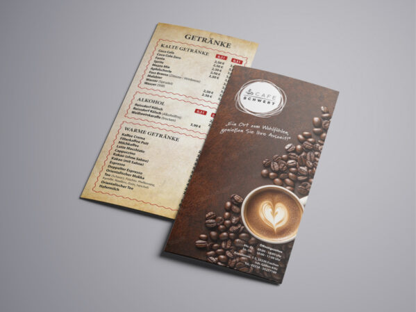 Cafe Schwert Frechen Flyer, Ihre kreative Werbeagentur in Frechen
